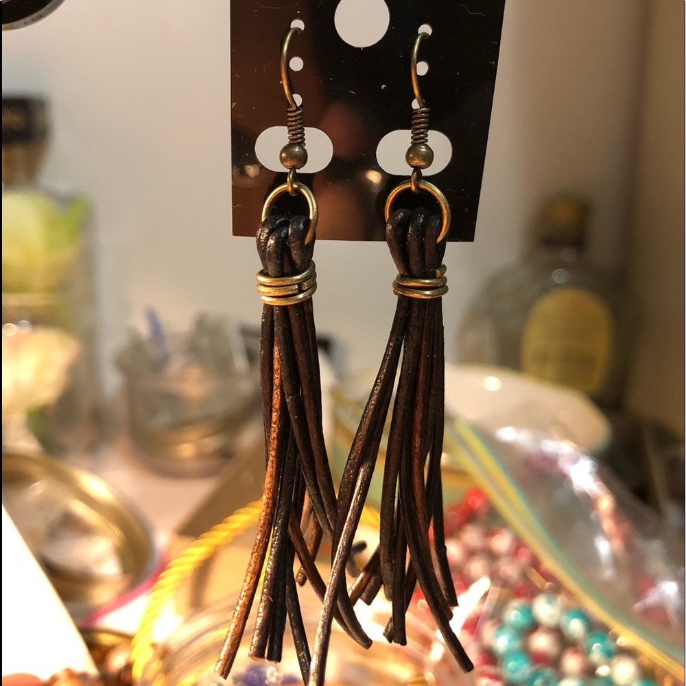 Genuine Leather Earrings
